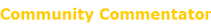 Community Commentator